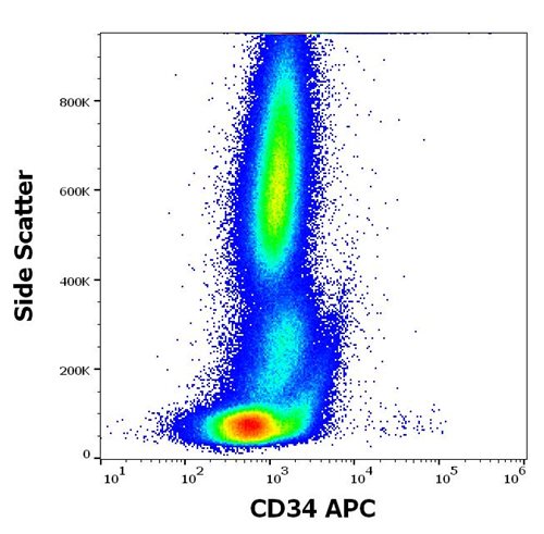 APC Conjugated Anti-CD34 / Mucosialin Monoclonal Antibody (Clone:QBEnd-10)