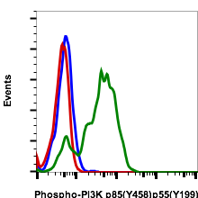 Phospho-PI3 Kinase p85 (Tyr458)/p55 (Tyr199) (Clone: 1A11) rabbit mAb PE conjugate