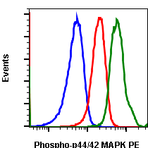 Phospho-p44/42 MAPK (Erk1/2) (Thr202/Tyr204) (Clone: A11) rabbit mAb PE conjugate