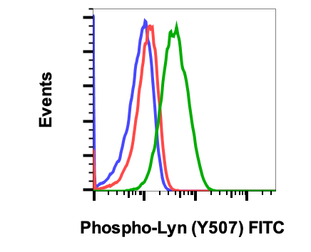 Phospho-Lyn (Tyr507) (Clone: 5B6) rabbit mAb FITC conjugate