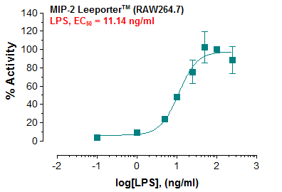 MIP-2 Leeporter™ Luciferase Reporter-RAW264.7 Cell Line