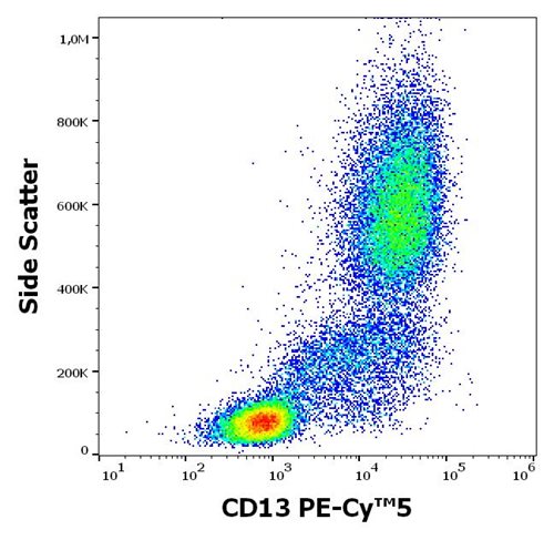 Anti-CD13 / Aminopeptidase N Monoclonal Antibody (Clone:WM15)-PE-Cy5 Conjugated Anti-CD13 / Aminopeptidase N Monoclonal Antibody (Clone:WM15)-PE-Cy5 Conjugated