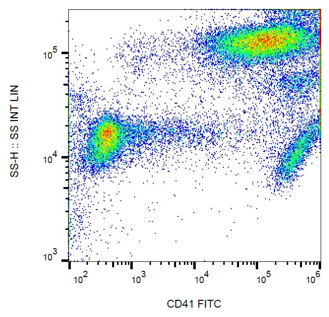 Anti-CD41 / Platelet GPIIb Monoclonal Antibody (Clone:MEM-06)-FITC Conjugated