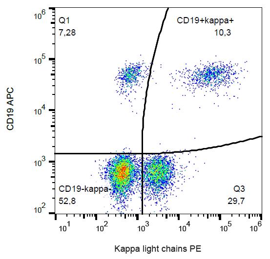 PE Conjugated Anti-Kappa light chains Monoclonal Antibody (Clone:TB28-2)