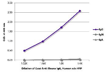 Goat Anti-Mouse IgG, Human ads-HRP Conjugated